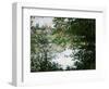 Ile de la Grande Jatte, Through the Trees, 1878-Claude Monet-Framed Giclee Print