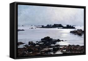 Ile De Sein, 1884-Emmanuel Lansyer-Framed Stretched Canvas