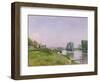 Ile Saint-Denis, 1872-Alfred Sisley-Framed Giclee Print