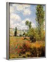 Ile Saint Martin, Vetheuil-Claude Monet-Framed Art Print