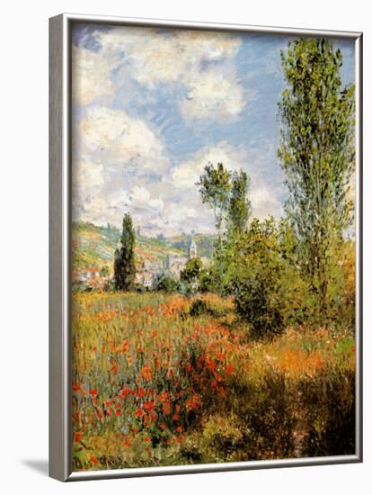 Ile Saint Martin, Vetheuil-Claude Monet-Framed Art Print