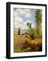 Ile Saint Martin, Vetheuil-Claude Monet-Framed Art Print