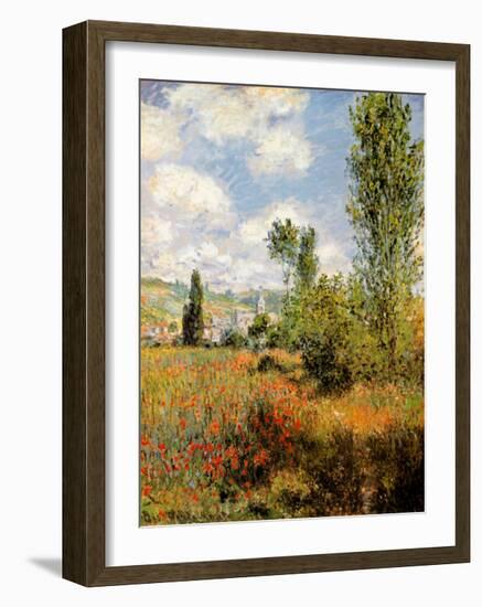 Ile Saint Martin, Vetheuil-Claude Monet-Framed Art Print