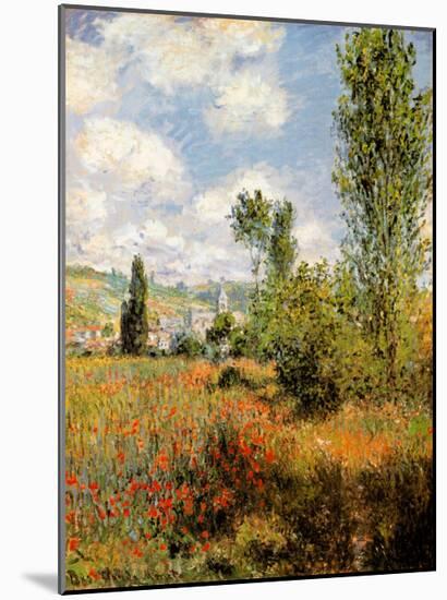 Ile Saint Martin, Vetheuil-Claude Monet-Mounted Art Print