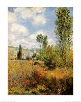 Ile Saint Martin, Vetheuil-Claude Monet-Lamina Framed Art Print