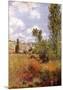 Ile St. Martin-Claude Monet-Mounted Art Print