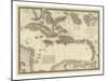 Iles Antilles ou des Indes Occidentales, c.1828-Adrien Hubert Brue-Mounted Art Print