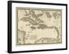 Iles Antilles ou des Indes Occidentales, c.1828-Adrien Hubert Brue-Framed Art Print