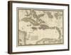 Iles Antilles ou des Indes Occidentales, c.1828-Adrien Hubert Brue-Framed Art Print