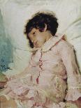 Nadja Repina, the Daughter of the Artist, 1881-Ilja Efimowitsch Repin-Giclee Print