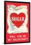 Ill Always Call You Sugar... Bag of Valentine Sugar-null-Framed Art Print