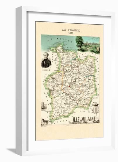Ille-Et-Vilaine-Alexandre Vuillemin-Framed Art Print