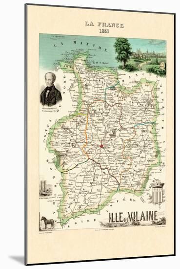 Ille-Et-Vilaine-Alexandre Vuillemin-Mounted Art Print