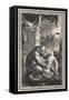 Illicit Sex: Monk and Girl-Joseph de Longeuil-Framed Stretched Canvas