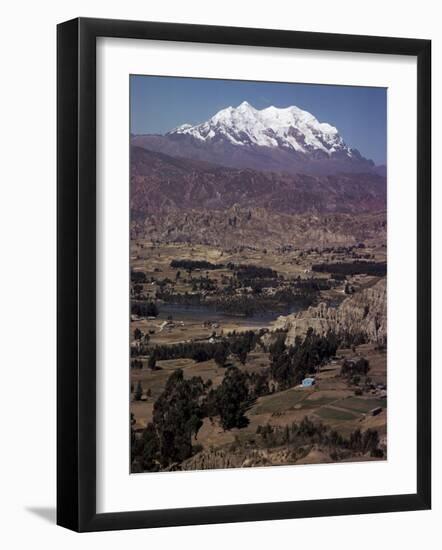 Illimani, 21184 Ft, Near La Paz, Bolivia, South America-Walter Rawlings-Framed Photographic Print