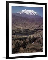 Illimani, 21184 Ft, Near La Paz, Bolivia, South America-Walter Rawlings-Framed Photographic Print