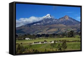 Illiniza Volcanic Mountains, South of Quito, Illiniza Ecological Reserve, Ecuador-John Coletti-Framed Stretched Canvas