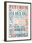 Illinois - Barnwood Typography-Lantern Press-Framed Art Print