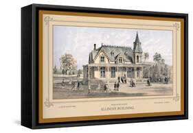 Illinois Building, Centennial International Exhibition, 1876-Thompson Westcott-Framed Stretched Canvas