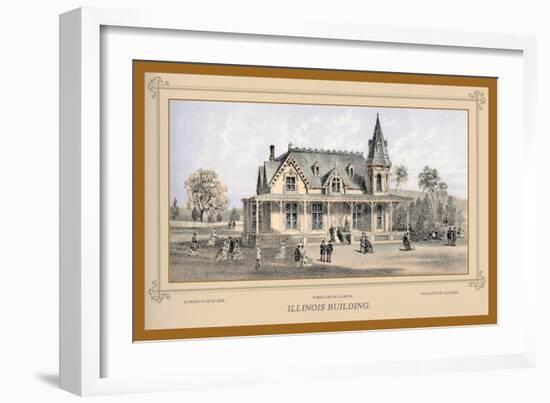 Illinois Building, Centennial International Exhibition, 1876-Thompson Westcott-Framed Art Print