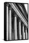 Illinois Capitol Columns BW-Steve Gadomski-Framed Stretched Canvas