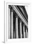 Illinois Capitol Columns BW-Steve Gadomski-Framed Photographic Print