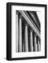 Illinois Capitol Columns BW-Steve Gadomski-Framed Photographic Print