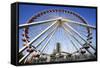 Illinois, Chicago. Ferris Wheel at Navy Pier-Jaynes Gallery-Framed Stretched Canvas