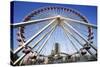 Illinois, Chicago. Ferris Wheel at Navy Pier-Jaynes Gallery-Stretched Canvas