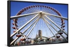 Illinois, Chicago. Ferris Wheel at Navy Pier-Jaynes Gallery-Framed Photographic Print