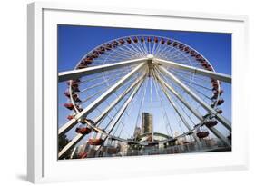 Illinois, Chicago. Ferris Wheel at Navy Pier-Jaynes Gallery-Framed Photographic Print