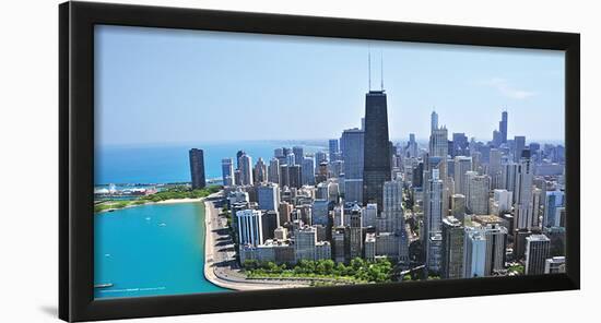 Illinois- Chicago Skyline-null-Lamina Framed Poster