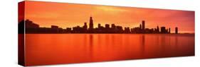 Illinois, Chicago, Sunset-null-Stretched Canvas