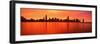 Illinois, Chicago, Sunset-null-Framed Photographic Print