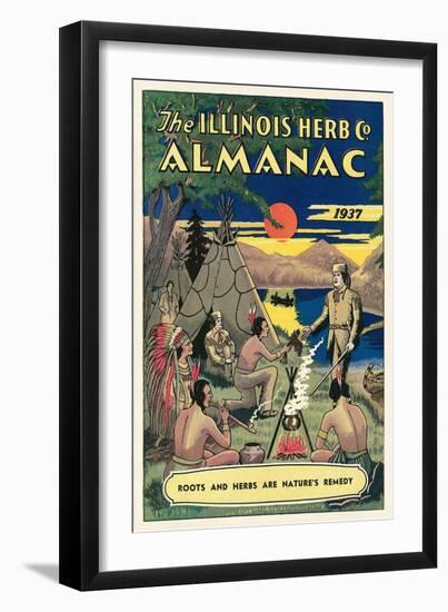 Illinois Herb Almanac-null-Framed Premium Giclee Print