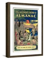 Illinois Herb Almanac-null-Framed Giclee Print