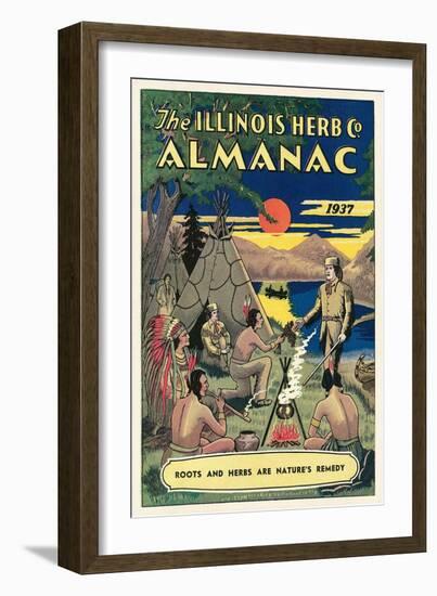 Illinois Herb Almanac-null-Framed Giclee Print