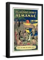 Illinois Herb Almanac-null-Framed Giclee Print