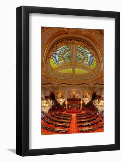 Illinois House Chamber-Steve Gadomski-Framed Photographic Print