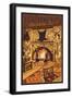 Illinois - Lodge Interior-Lantern Press-Framed Art Print