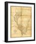 Illinois - Panoramic Map-Lantern Press-Framed Art Print