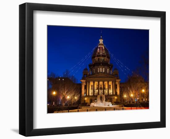 Illinois State Capitol-Steve Gadomski-Framed Photographic Print