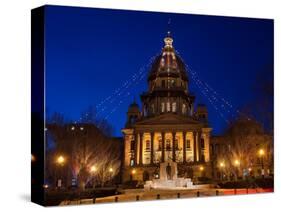 Illinois State Capitol-Steve Gadomski-Stretched Canvas