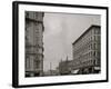 Illinois Street, North from Washington, Indianapolis, Ind.-null-Framed Photo