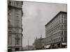 Illinois Street, North from Washington, Indianapolis, Ind.-null-Mounted Photo