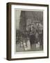 Illness of Prince George of Wales, Callers at Marlborough House-George L. Seymour-Framed Giclee Print