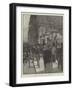 Illness of Prince George of Wales, Callers at Marlborough House-George L. Seymour-Framed Giclee Print