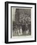 Illness of Prince George of Wales, Callers at Marlborough House-George L. Seymour-Framed Giclee Print