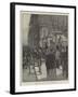 Illness of Prince George of Wales, Callers at Marlborough House-George L. Seymour-Framed Giclee Print