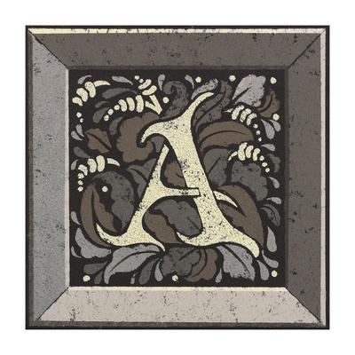 'Illuminated A in Frame' Giclee Print Susan Clickner